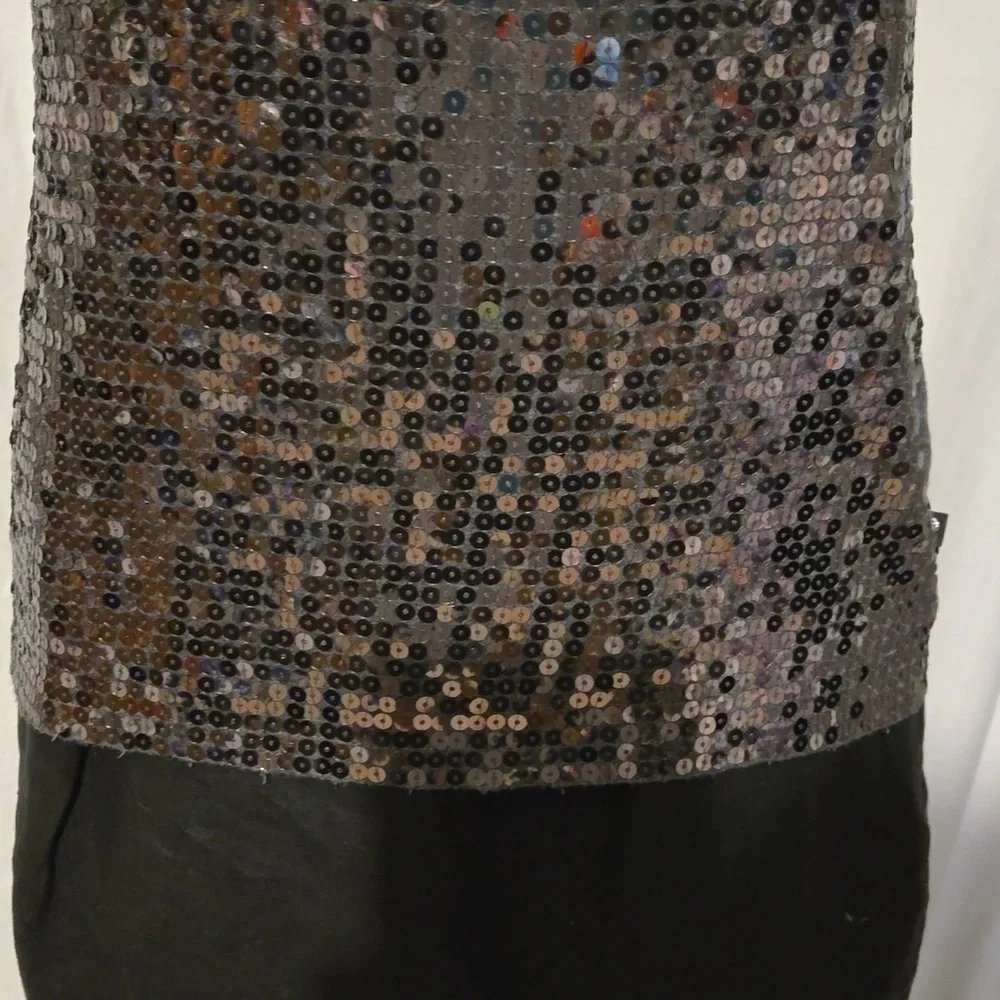 Michael Kors Gray sequined front tank top.